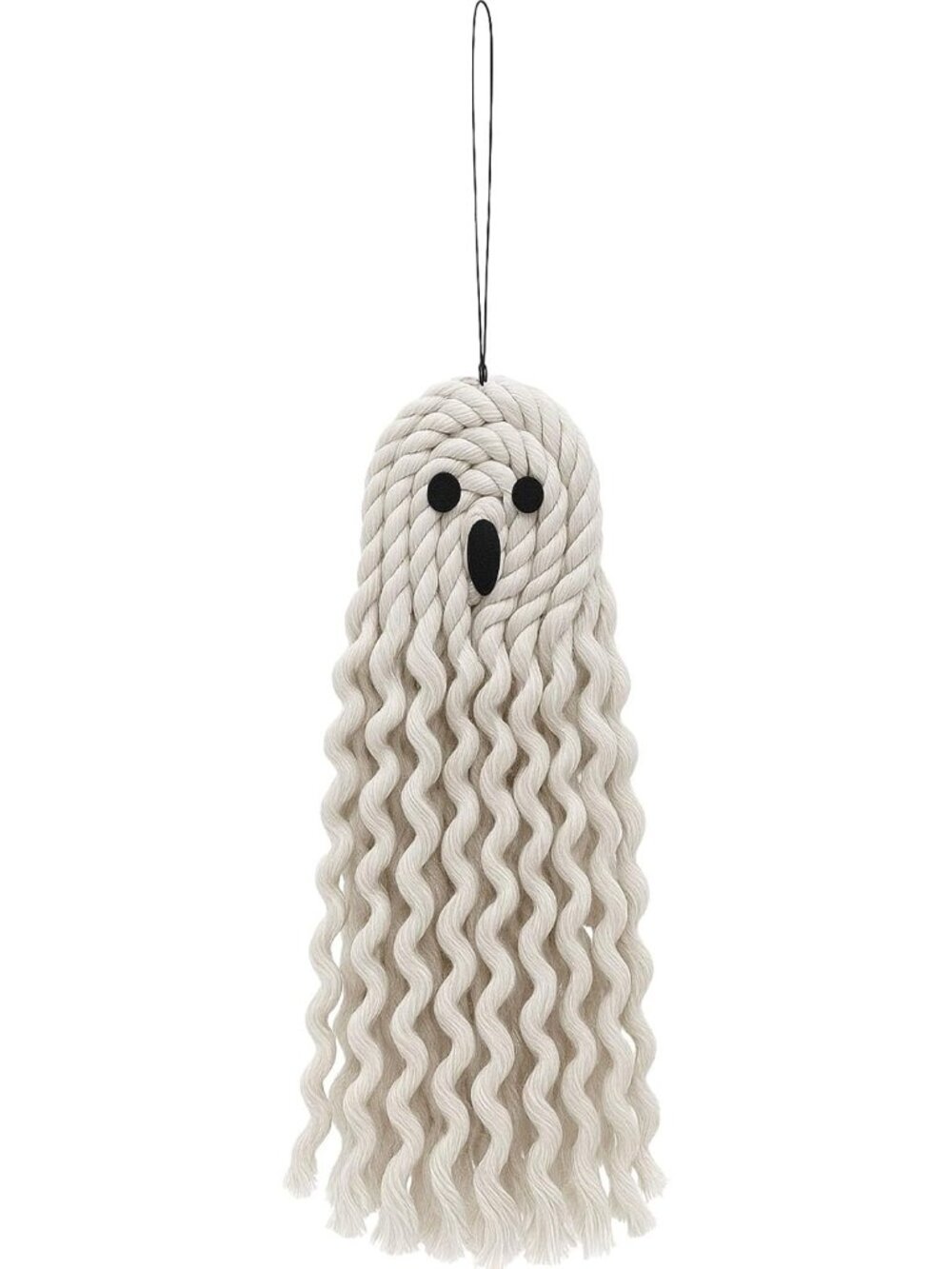 10 inch Handmade Cute Ghost Hanging Ornament Halloween Indoor Outdoor Yard Decor